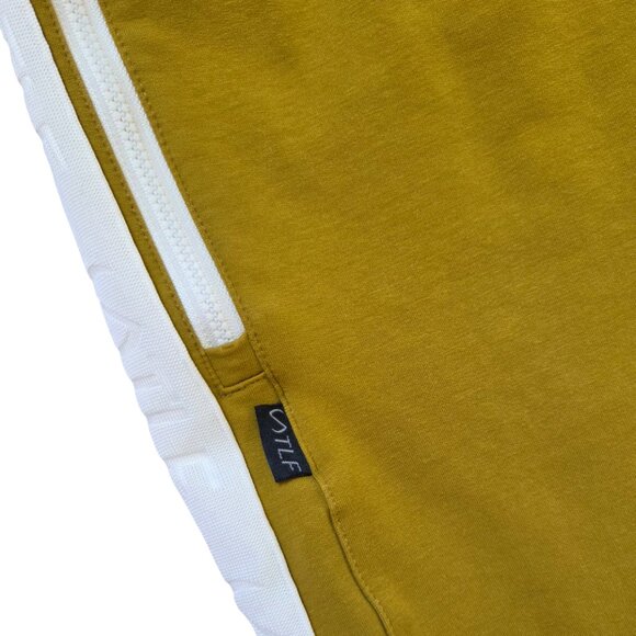 TLF Joggers Mens Small Yellow Sweatpants Athleisure Running Jogging Trendy - Picture 5 of 14